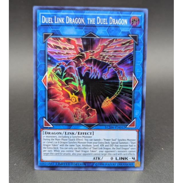 遊戯王 英語版 決闘竜 デュエル・リンク・ドラゴン プロモ YCSW