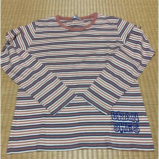 ブランシェス(Branshes)のマルチボーダー　ロング Tシャツ(Tシャツ/カットソー)