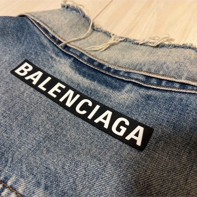 バレンシアガ balenciaga ブルゾン デニムジャケット メンズ36-