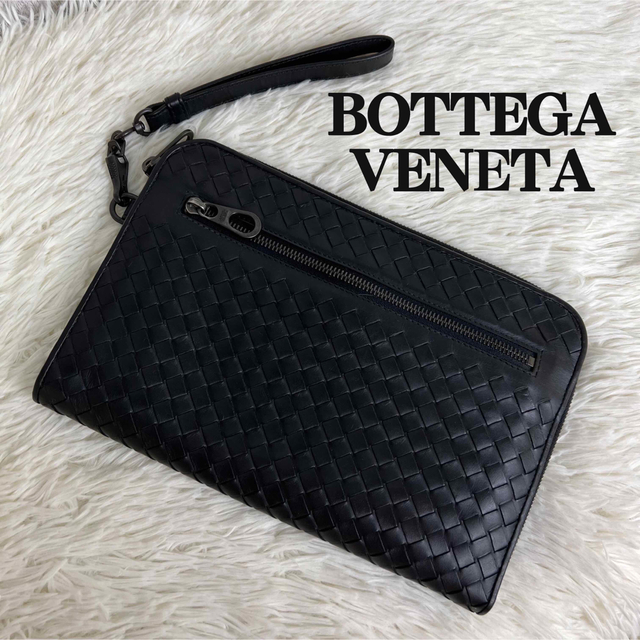 Bottega Veneta(ボッテガヴェネタ)の美品♡ボッテガヴェネタ イントレチャート クラッチバッグ メンズのバッグ(セカンドバッグ/クラッチバッグ)の商品写真