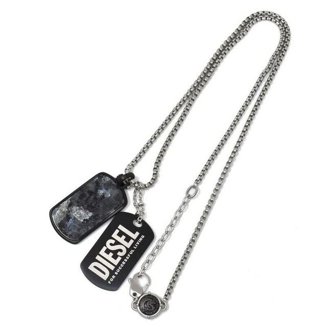 DIESEL(ディーゼル)のディーゼル DX1327040 ネックレス FELDSPAR ドッグタグ メンズのアクセサリー(ネックレス)の商品写真