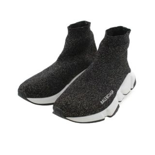 バレンシアガ(Balenciaga)のBALENCIAGA バレンシアガ スニーカー 24cm 黒xゴールド 【古着】【中古】(スニーカー)