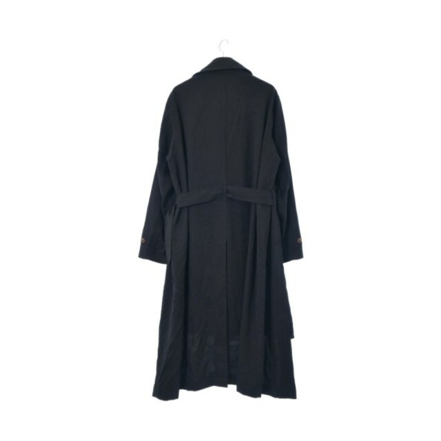 BLACK COMME des GARCONS(ブラックコムデギャルソン)のBLACK COMME des GARCONS トレンチコート L 黒 【古着】【中古】 メンズのジャケット/アウター(トレンチコート)の商品写真