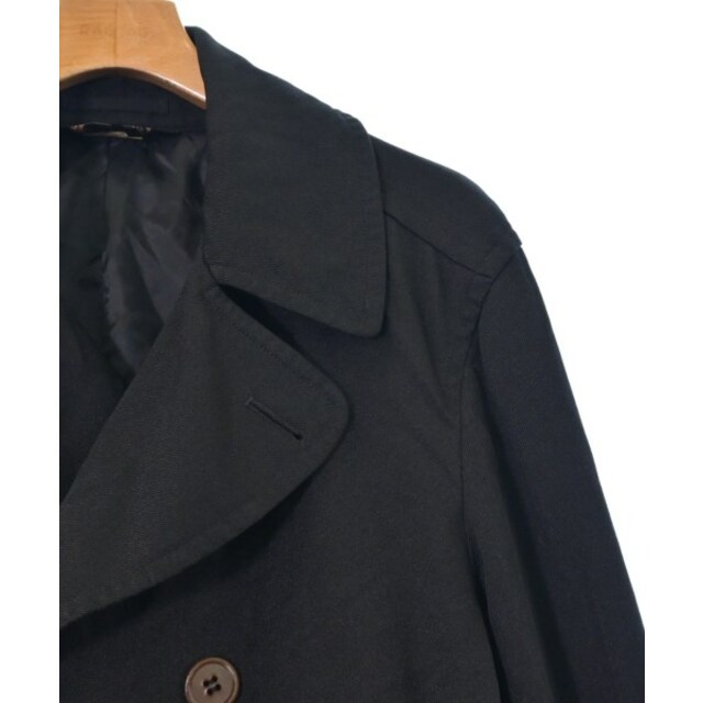 BLACK COMME des GARCONS(ブラックコムデギャルソン)のBLACK COMME des GARCONS トレンチコート L 黒 【古着】【中古】 メンズのジャケット/アウター(トレンチコート)の商品写真