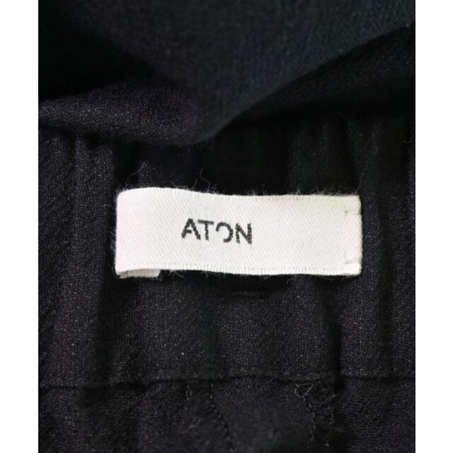 ATON(エイトン)のATON エイトン パンツ（その他） 2(M位) 黒 【古着】【中古】 メンズのパンツ(その他)の商品写真