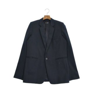 ラフシモンズ(RAF SIMONS)のRAF SIMONS テーラードジャケット -(M位) 濃紺(ストライプ) 【古着】【中古】(テーラードジャケット)