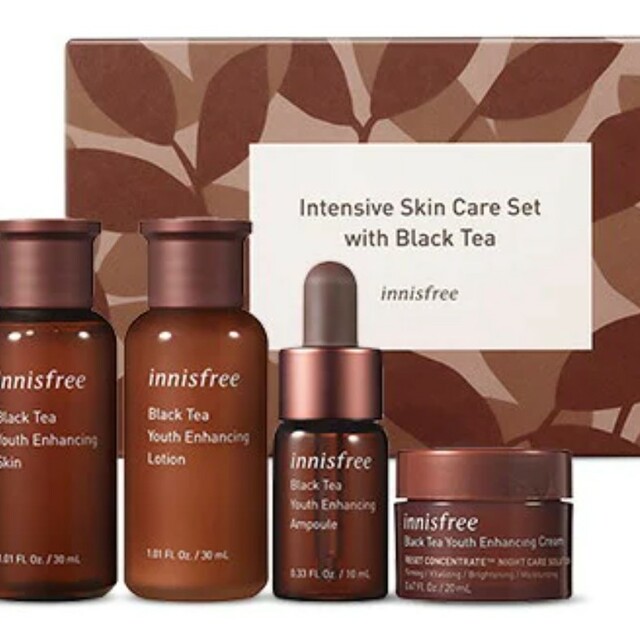 Innisfree(イニスフリー)のイニスフリー ブラックティー スキンケア トライアルセット コスメ/美容のキット/セット(サンプル/トライアルキット)の商品写真