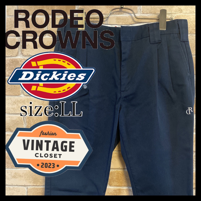 RODEO CROWNS(ロデオクラウンズ)の[ロデオクラウンズ✖️ディッキーズ]コラボ　ワークパンツ　ビッグサイズ レディースのパンツ(チノパン)の商品写真