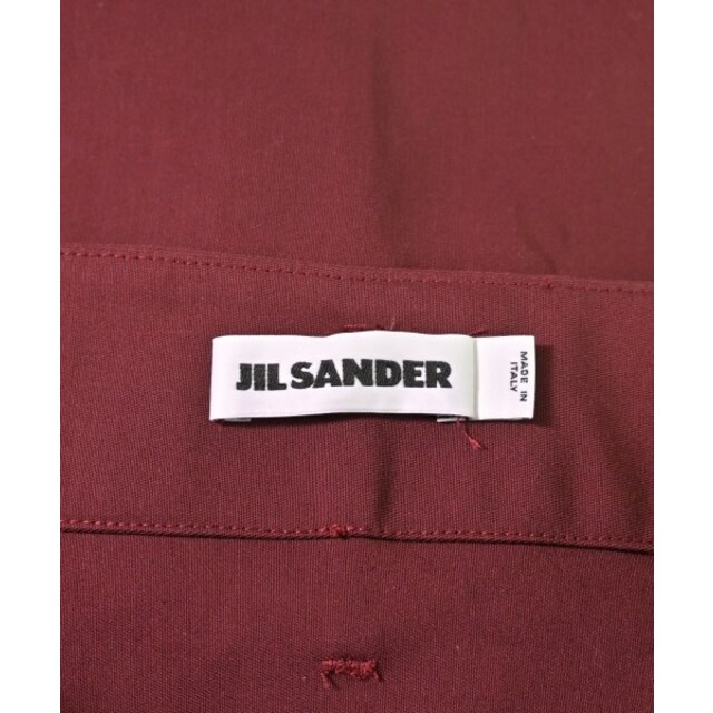 JIL SANDER ジルサンダー ひざ丈スカート 36(S位) エンジ