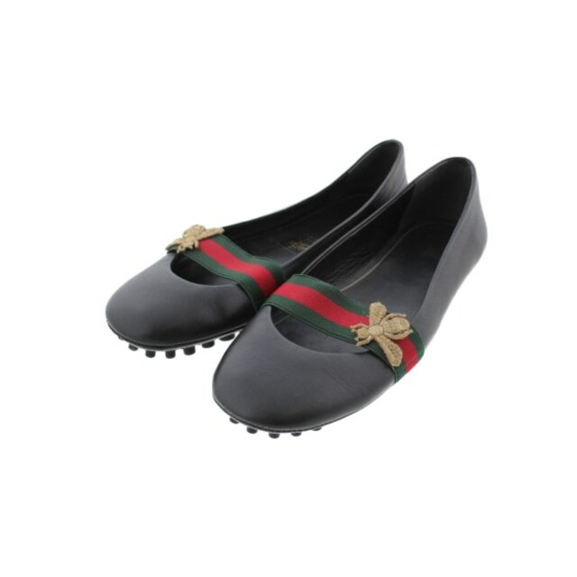 Gucci - GUCCI バレエシューズ/オペラシューズ EU35(21.5cm位) 黒 ...