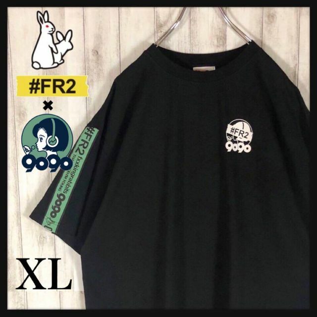 今週まで) 【限定コラボ】FR2 9090 NINETY 希少XLサイズ 即完売 T