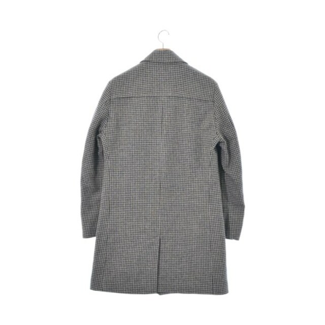 HUGO BOSS - HUGO BOSS ステンカラーコート 44(S位) グレーx黒(千鳥格