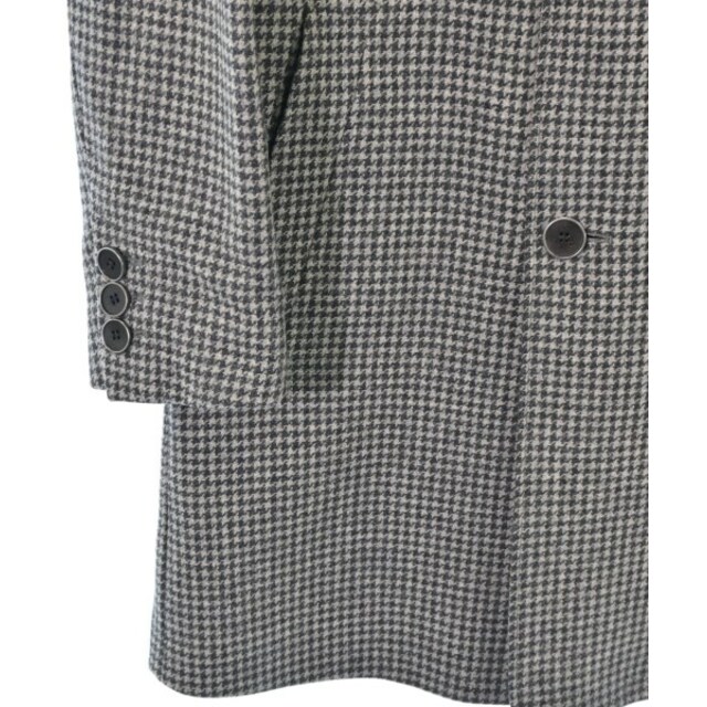 HUGO BOSS - HUGO BOSS ステンカラーコート 44(S位) グレーx黒(千鳥格