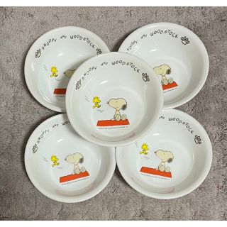 コレール(CORELLE)のコレール小ボウル5個セット　スヌーピーANDウッドストック柄(食器)