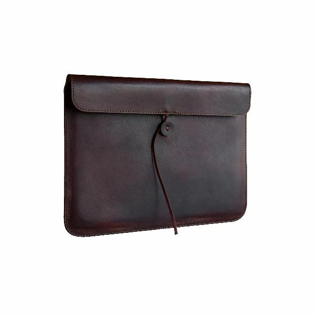 【色: モカ】Leather iPad Case 本革 スリーブケース iPad