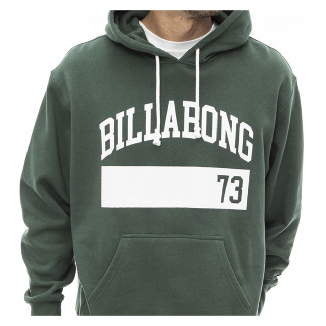 billabong(ビラボン)の新品タグ付き BILLABONG ビラボン パーカー グリーン L メンズのトップス(パーカー)の商品写真