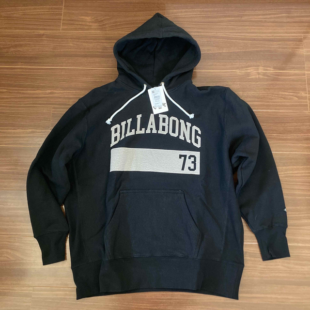 新品タグ付き BILLABONG ビラボン パーカー 黒 ブラック XLトップス