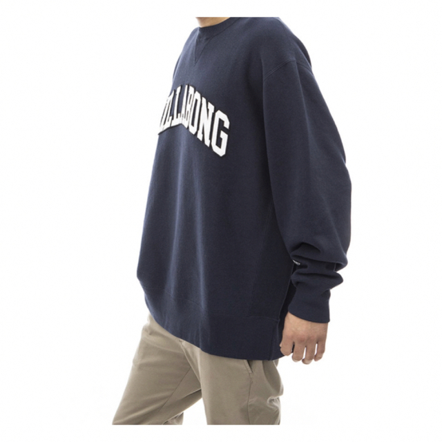 billabong(ビラボン)の新品タグ付き BILLABONG ビラボン トレーナー ネイビー XL メンズのトップス(スウェット)の商品写真