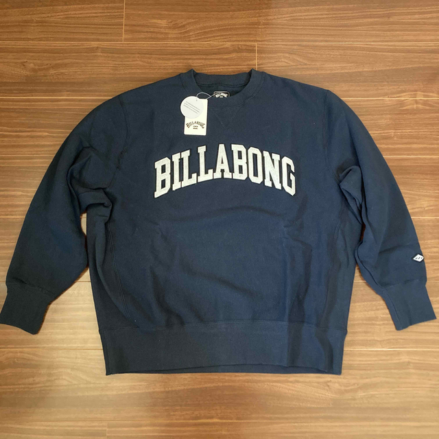 billabong - 新品タグ付き BILLABONG ビラボン トレーナー ネイビー L