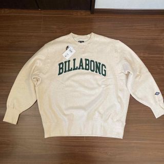 ビラボン(billabong)の新品タグ付き BILLABONG ビラボン トレーナー ベージュXL(スウェット)