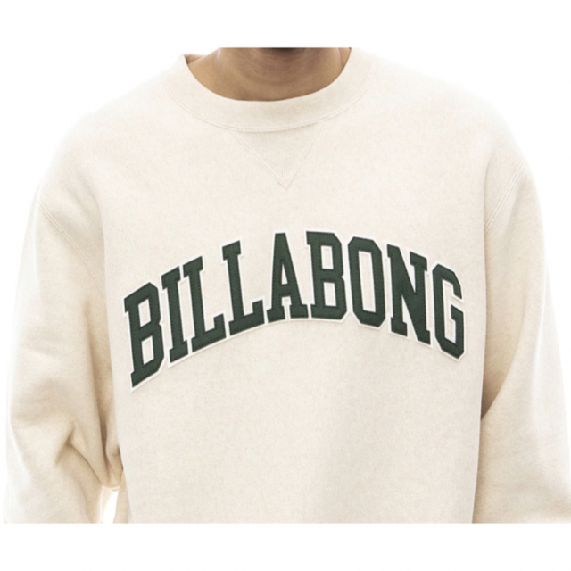 billabong(ビラボン)の新品タグ付き BILLABONG ビラボン トレーナー ベージュL メンズのトップス(スウェット)の商品写真