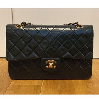 シャネル(CHANEL)のCHANEL マトラッセ ラムスキン ダブルフラップ ヴィンテージ W25(ショルダーバッグ)