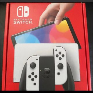 ニンテンドースイッチ(Nintendo Switch)のNintendo Switch（有機ELモデル）  ホワイト未開封(携帯用ゲーム機本体)