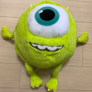 マイク モンスターズインク ぬいぐるみ big ディズニー(キャラクターグッズ)