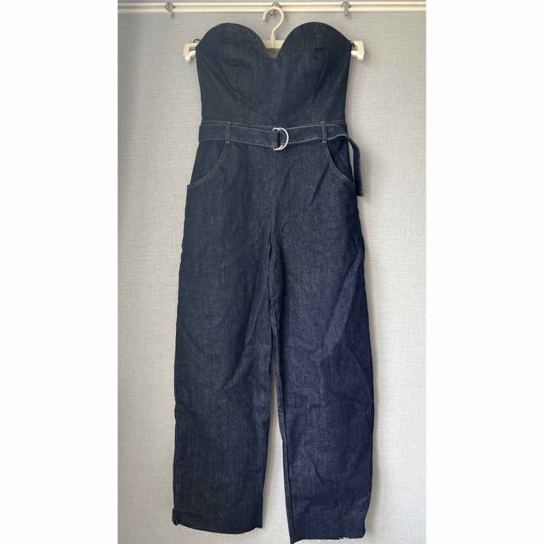 ZARA ZW ビスチェ デニム ジャンプスーツ L ZARA ZW ビスチェ デニム ジャンプスーツ L