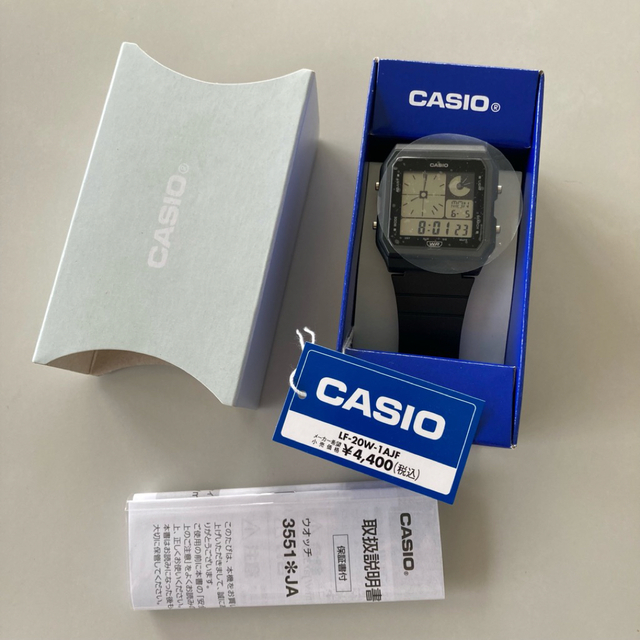 CASIO(カシオ)の●新品未使用 CASIO LF-20W ブラック チプカシ 腕時計 希少　① メンズの時計(腕時計(デジタル))の商品写真