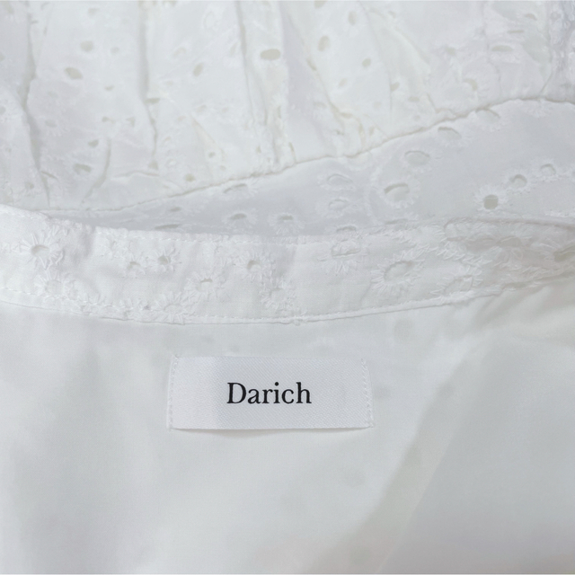 Darich(ダーリッチ)のダーリッチ♡darich コットンレースフリルワンピース レディースのワンピース(ひざ丈ワンピース)の商品写真