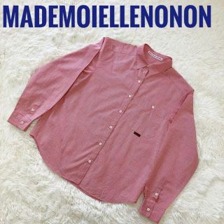 ☆Mademoiellenonon 綿100% 長袖 ブラウス M(シャツ/ブラウス(長袖/七分))