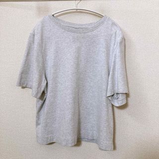 ユニクロ(UNIQLO)のUNIQLO ライトグレーTシャツ(Tシャツ(半袖/袖なし))