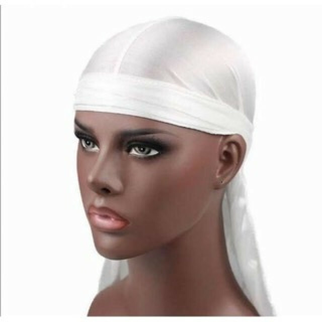 ドゥーラグ 白 ホワイト DU-RAG ドゥラグ メンズの帽子(その他)の商品写真