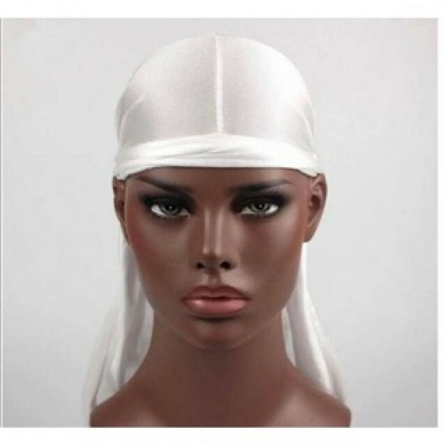 ドゥーラグ 白 ホワイト DU-RAG ドゥラグ メンズの帽子(その他)の商品写真