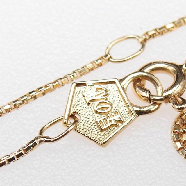美品【正規品】星の砂 K18YG イエローゴールド D0.41ct ネックレス