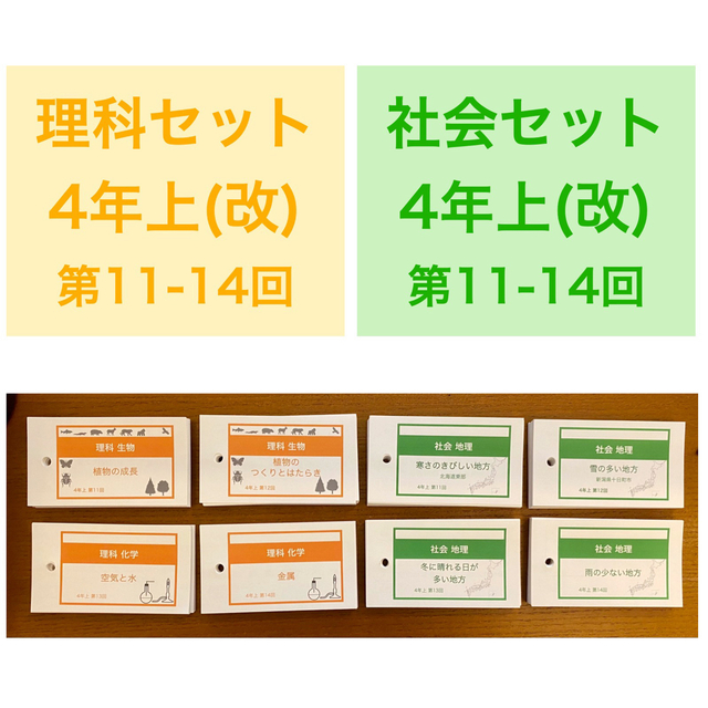 中学受験【5年下 社会1-18回 全セット】 暗記カード 予習シリーズ 組み分け語学/参考書