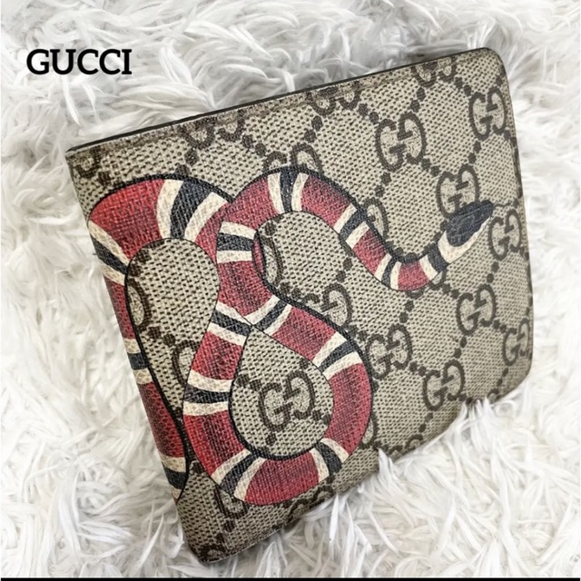 GUCCI キングスネーク 蛇 二つ折り財布