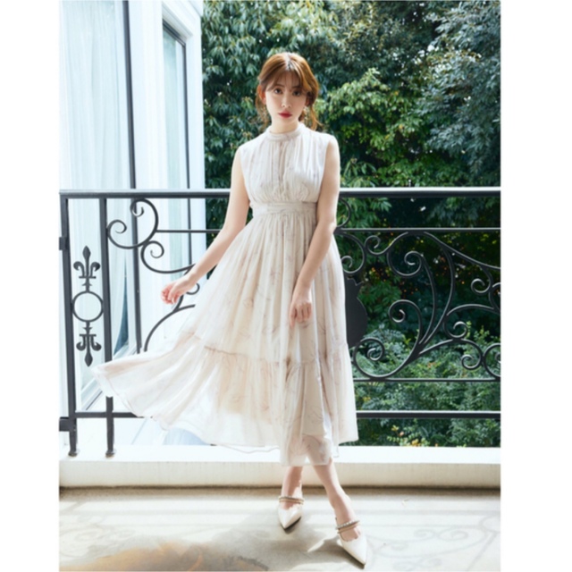 herlipto Tulip Chiffon Long Dressレディース