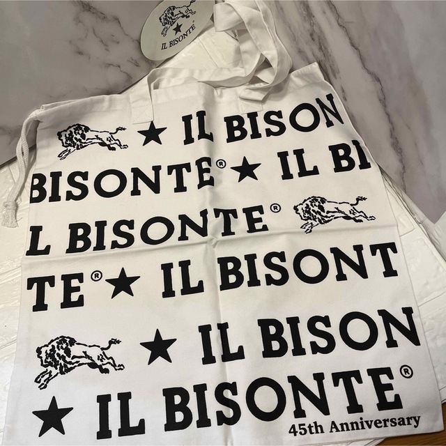 IL BISONTE(イルビゾンテ)のイルビゾンテ　45周年記念　ノベルティ　巾着 レディースのバッグ(トートバッグ)の商品写真