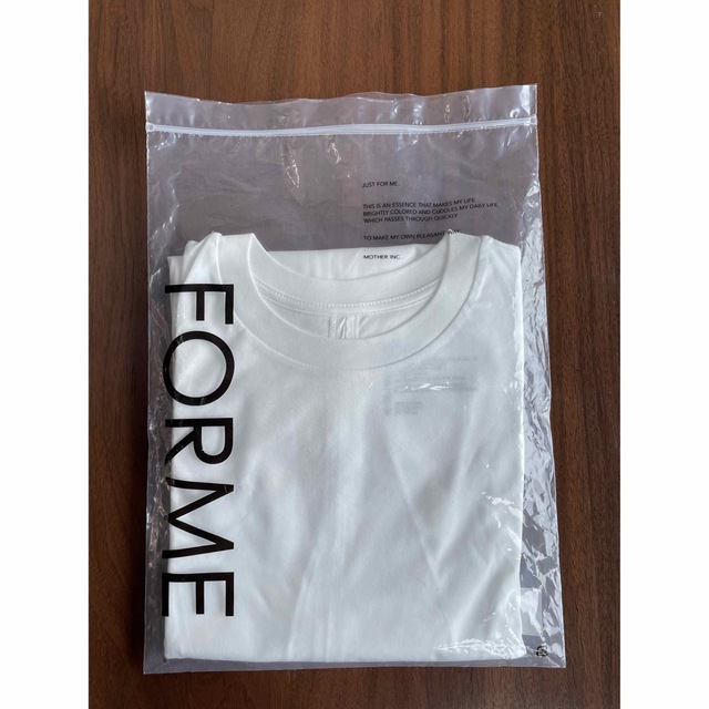 forme(フォルメ)のFORME 白Tシャツ レディースのトップス(Tシャツ(半袖/袖なし))の商品写真