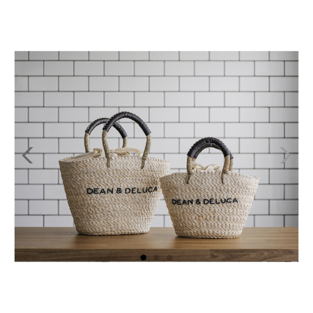 DEAN&DELUCA×BEAMS COUTURE 保冷カゴバッグ 小-