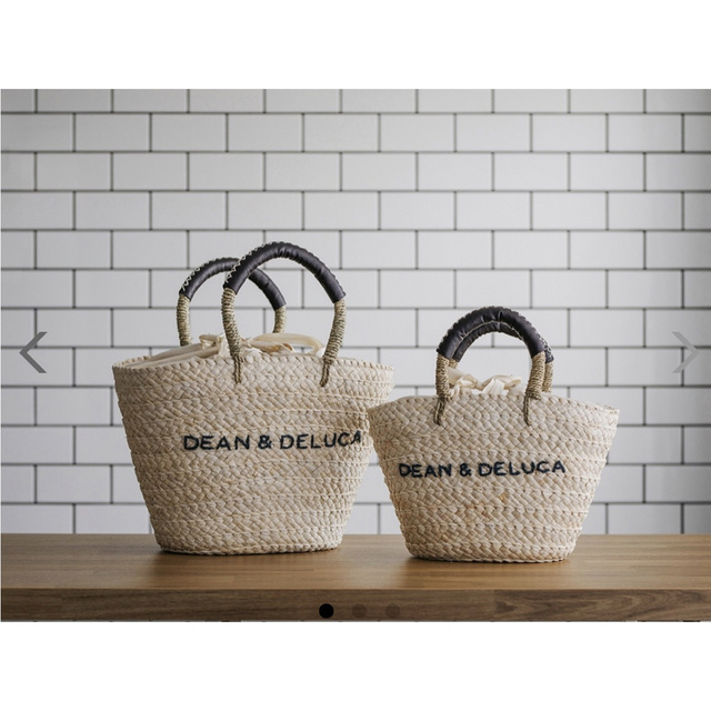 DEAN&DELUCA×BEAMS COUTURE 保冷カゴバッグ 大サイズ - かごバッグ