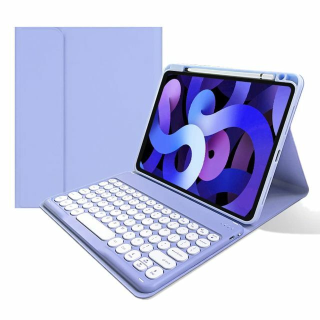 【色: 深緑】iPad Air5 iPad Air4 キーボードケース マウス付タブレット