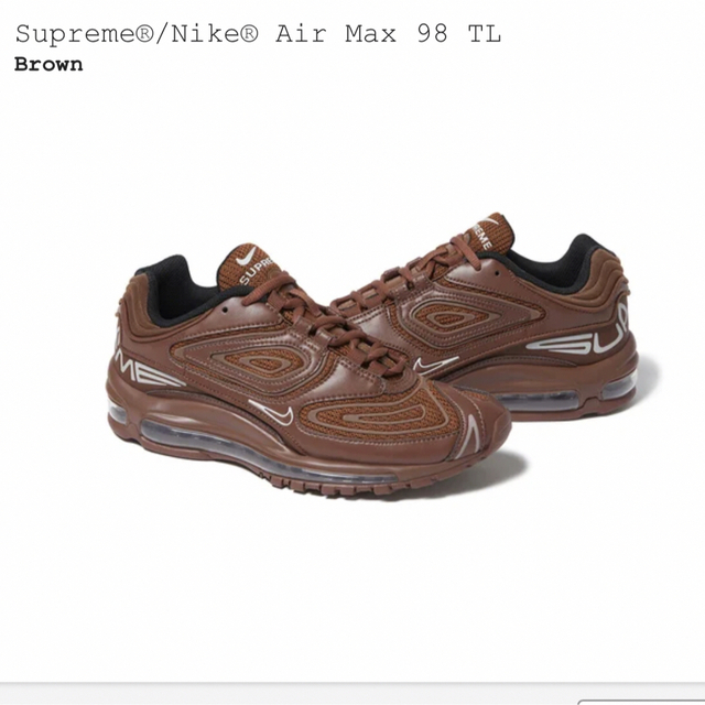 NIKE  supreme AIR MAX 98 TL