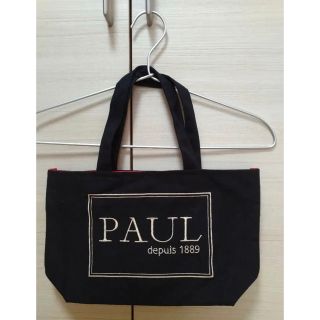 PAUL トートバッグ  黒 赤 非売品 (トートバッグ)