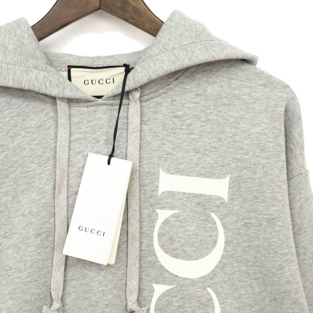 Gucci - グッチ ロゴ プリント プルオーバー パーカー 604974 メンズ