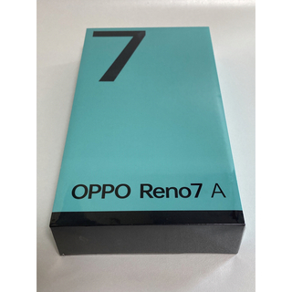 OPPO - OPPO Reno7 A 新品未開封品 ワイモバイル産の通販 by ぼん's ...