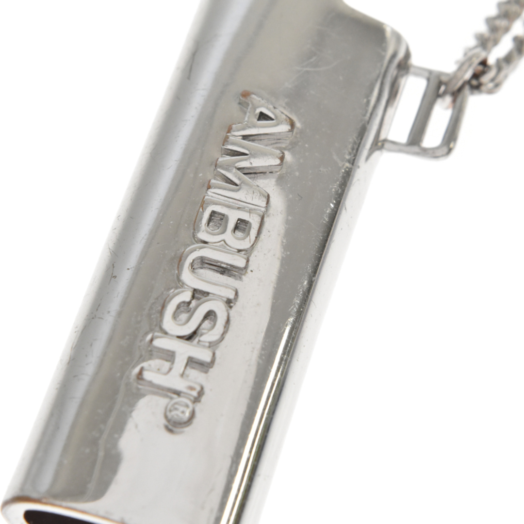 AMBUSH - AMBUSH アンブッシュ LOGO LIGHTER CASE NECKLACE ライターケースネックレス シルバーの通販