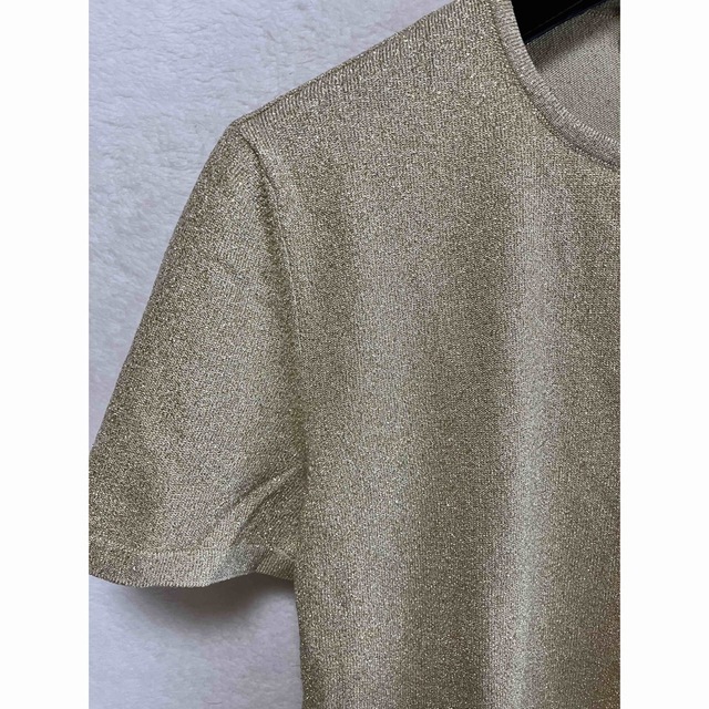 CELINE〔セリーヌ〕金ラメ シルク tシャツ トップス CELINE〔セリーヌ〕金ラメ シルク tシャツ トップス